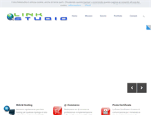 Tablet Screenshot of linkstudio.it